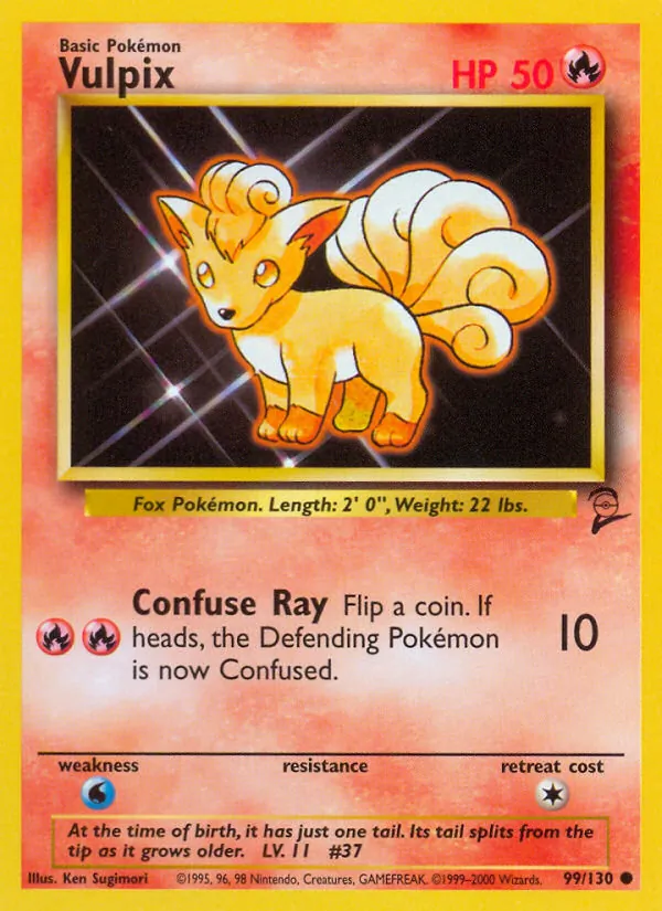 Vulpix, Base Set 2 099/130