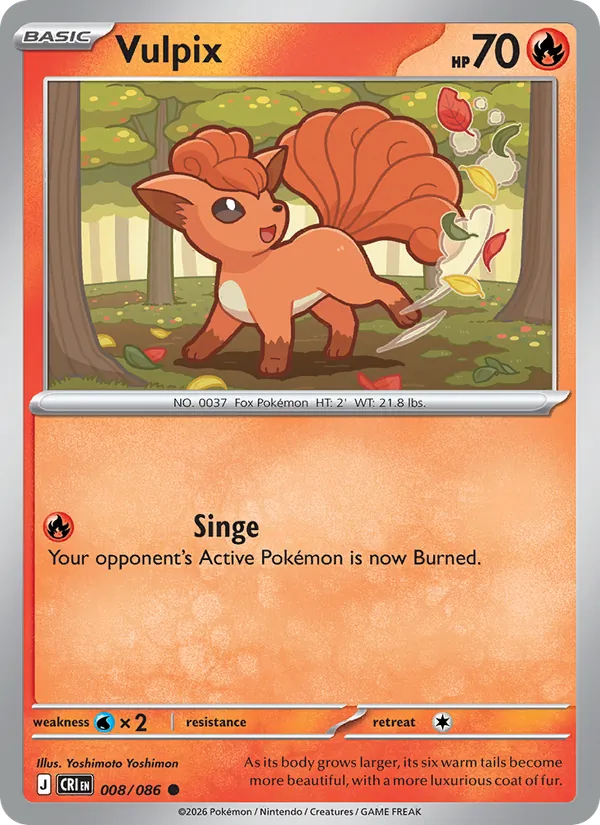 Vulpix, Chaos Rising 008/086