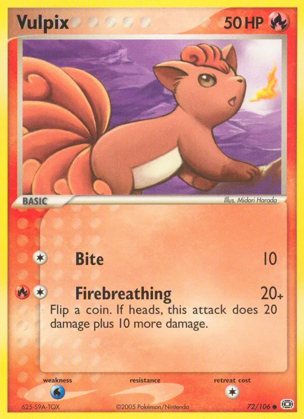Vulpix, Emerald 072/106
