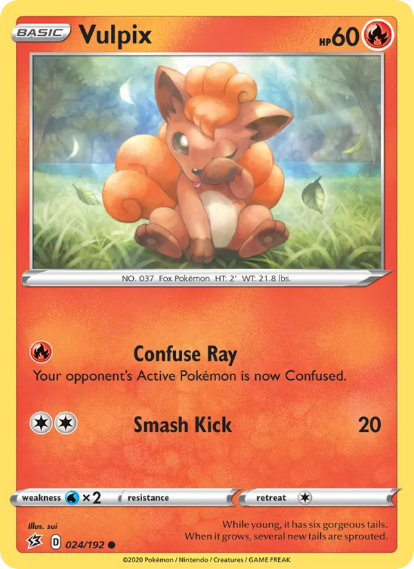 Vulpix, Rebel Clash 024/192