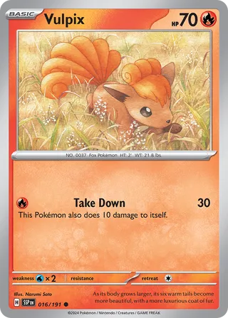 Vulpix, Surging Sparks 016/191