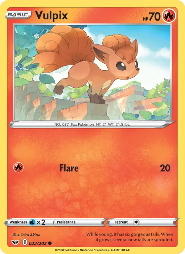 Vulpix, Sword & Shield 022/202