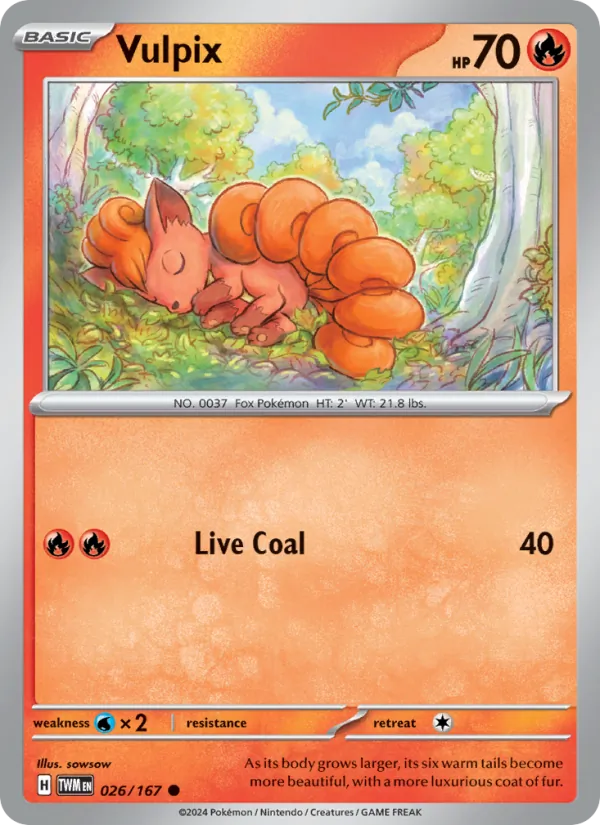 Vulpix, Twilight Masquerade 026/167