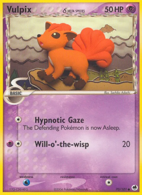 Vulpix δ, Dragon Frontiers 070/101