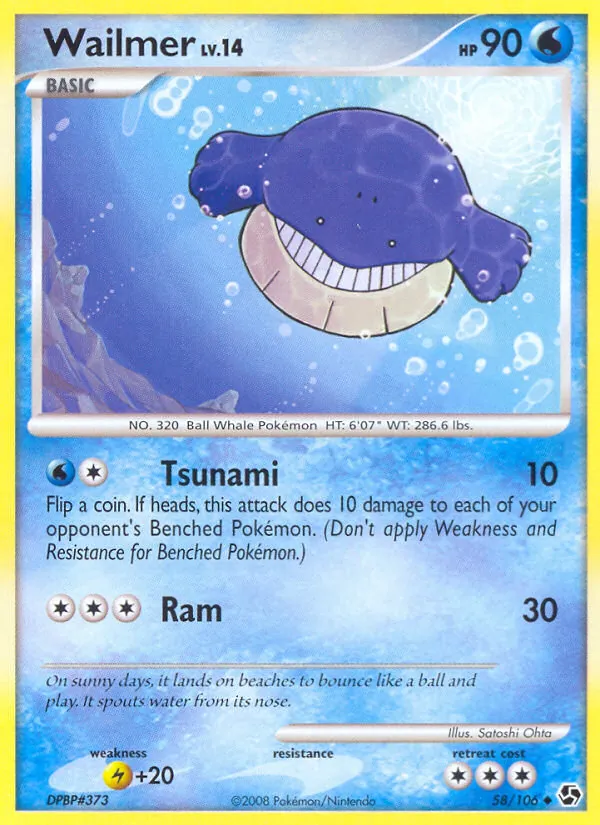 Wailmer, Great Encounters 058/106
