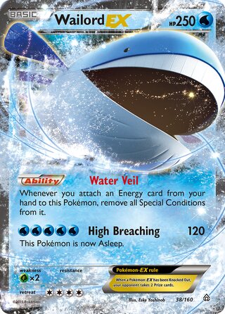 Wailord-EX, WC Deck 2015 (HonorStoise) 038/160