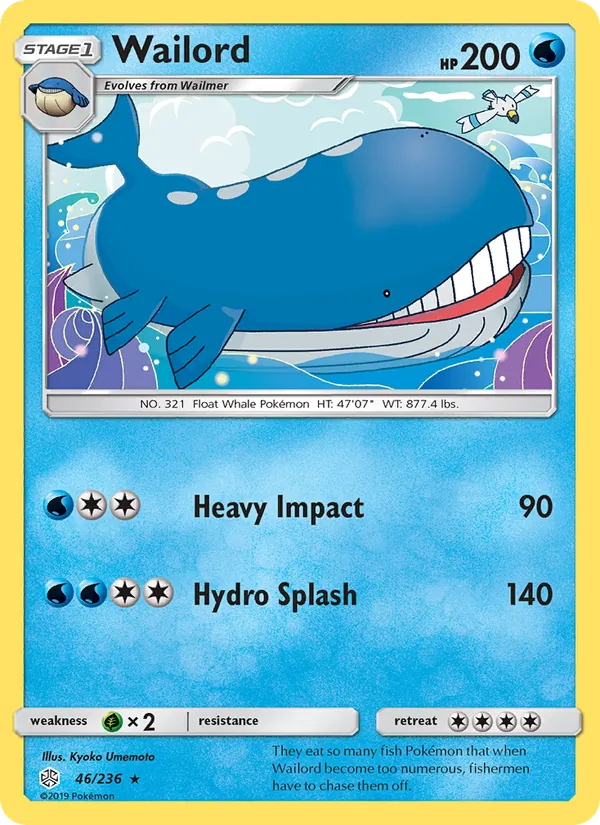 Wailord, Cosmic Eclipse 046/236