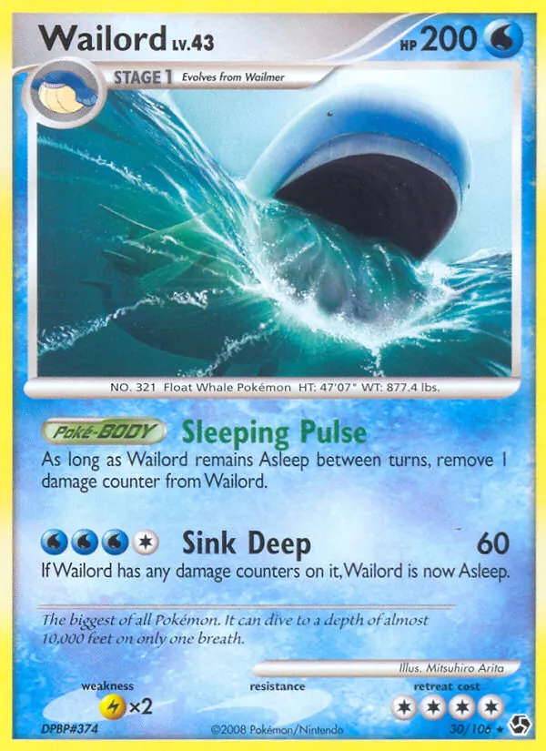 Wailord, Great Encounters 030/106