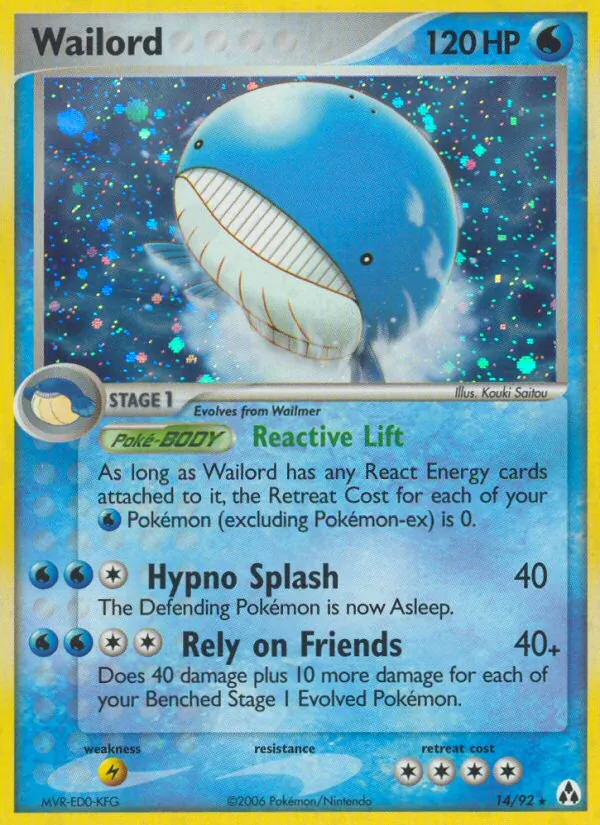 Wailord, Legend Maker 014/092