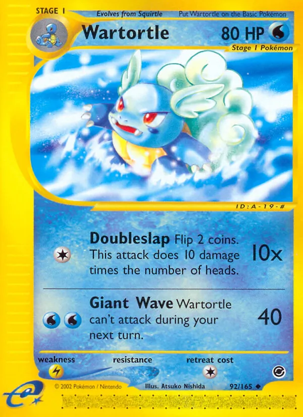 Wartortle, Expedition Base Set 092/165