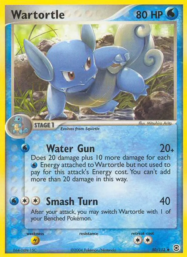 Wartortle, FireRed & LeafGreen 050/112