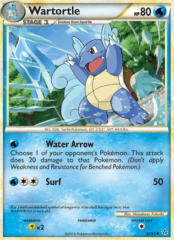 Wartortle, Unleashed 042/095
