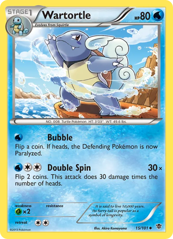 Wartortle, Plasma Blast 015/101
