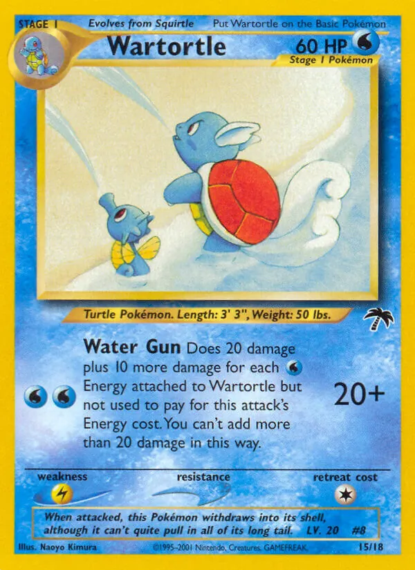 Wartortle, Southern Islands 015/018