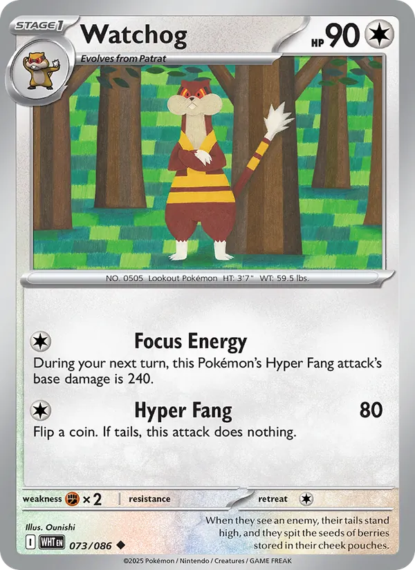 Watchog, White Flare 073/086