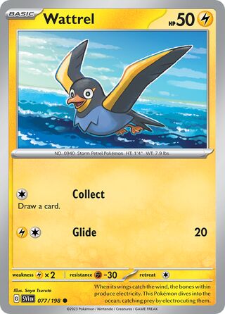 Wattrel, Battle Academy 2024 (Pikachu) 077/198