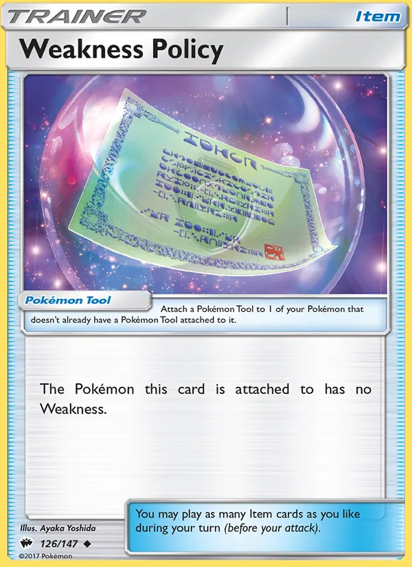 Weakness Policy, Burning Shadows 126/147