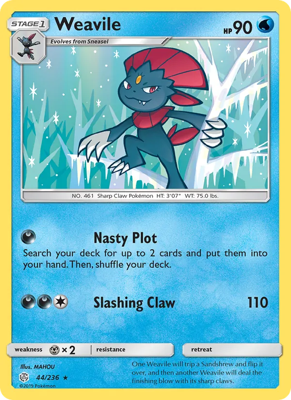 Weavile, Cosmic Eclipse 044/236