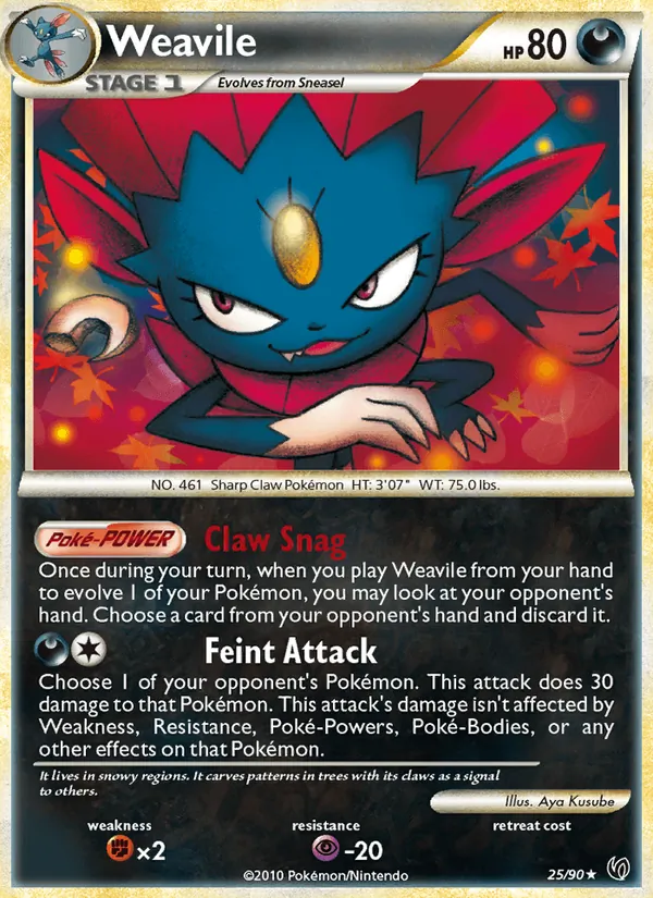 Weavile, Undaunted 025/090