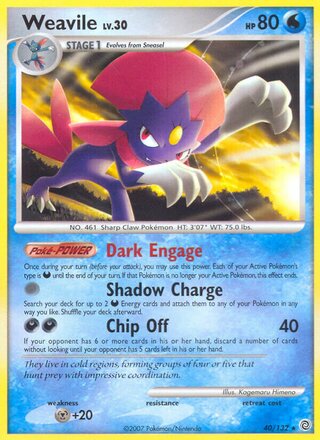 Weavile, Countdown Calendar 040/132