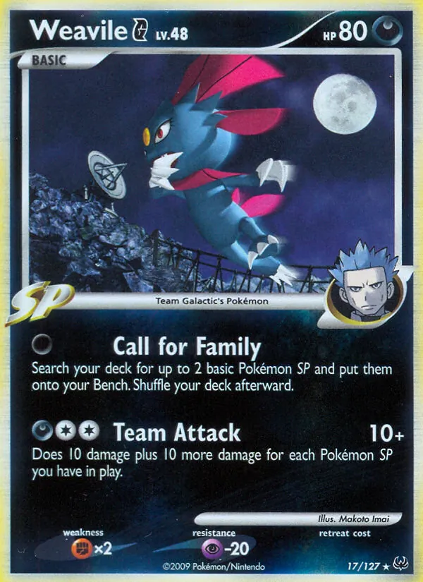 Weavile G, Platinum 017/127