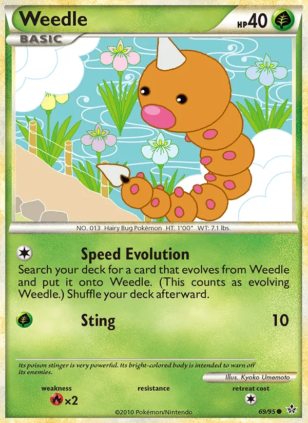 Weedle, Unleashed 069/095