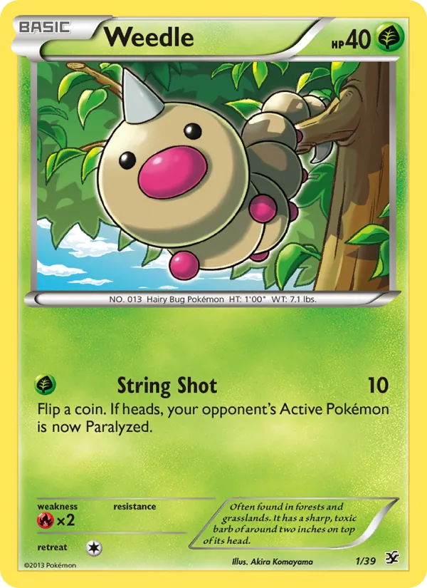 Weedle, Kalos Starter Set 001/039