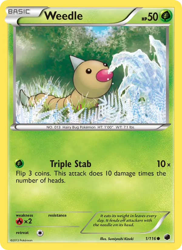 Weedle, Plasma Freeze 001/116