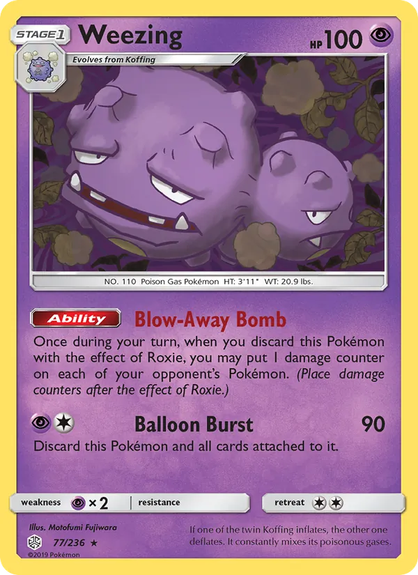 Weezing, Cosmic Eclipse 077/236
