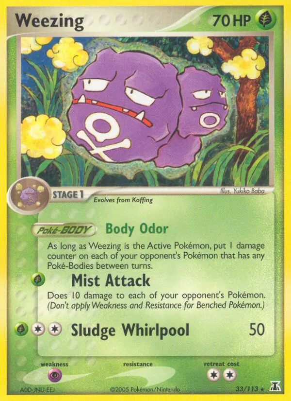 Weezing, Delta Species 033/113