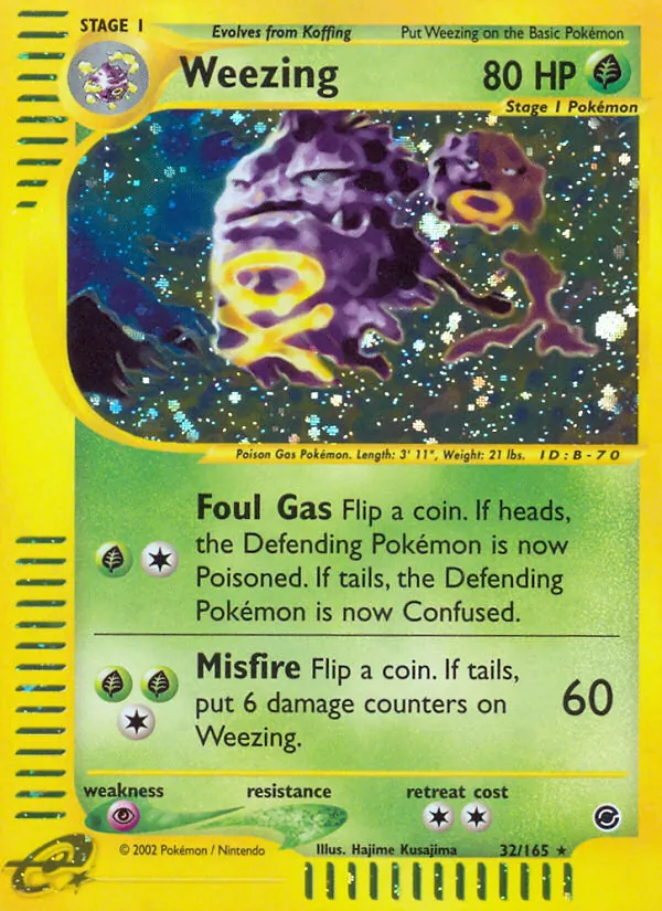 Weezing, Expedition Base Set 032/165