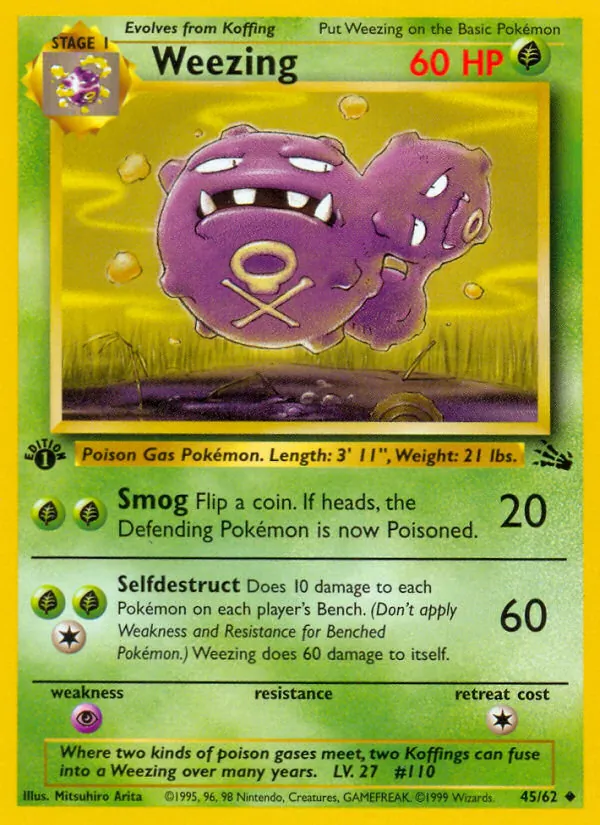 Weezing, Fossil 045/062
