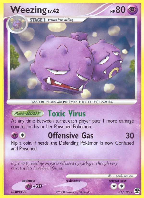 Weezing, Great Encounters 031/106