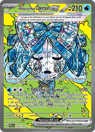 Wellspring Mask Ogerpon EX, Prismatic Evolutions 152/131