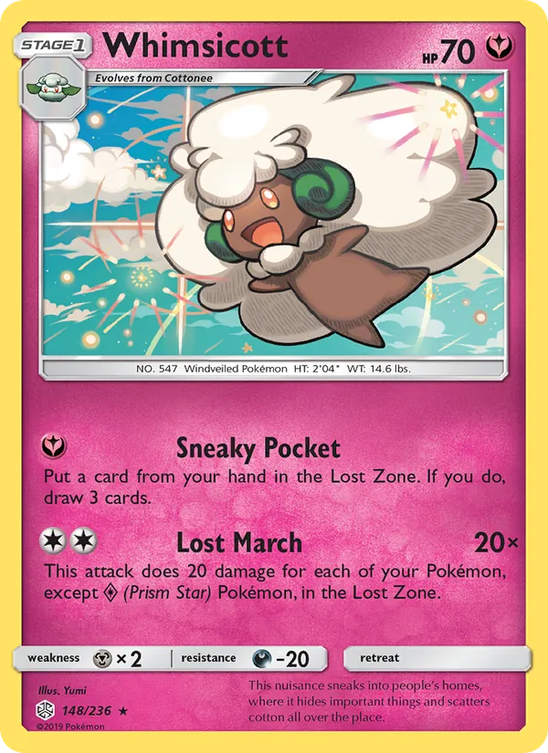 Whimsicott, Cosmic Eclipse 148/236