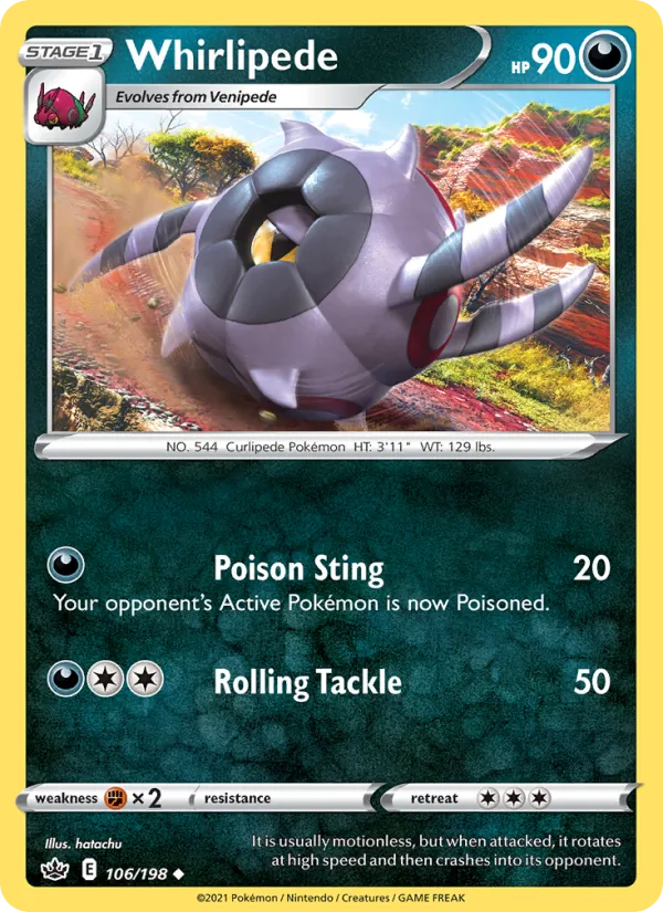 Whirlipede, Chilling Reign 106/198