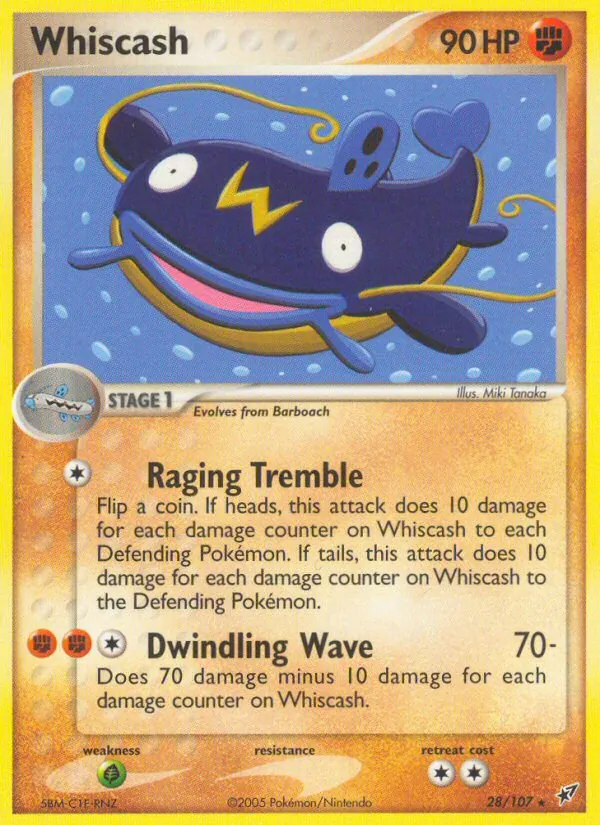 Whiscash, Deoxys 028/107
