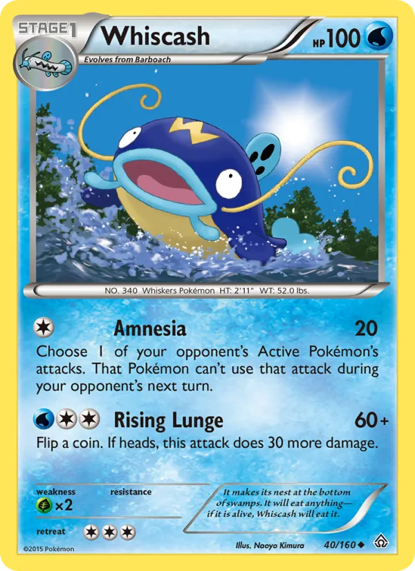 Whiscash, Primal Clash 040/160
