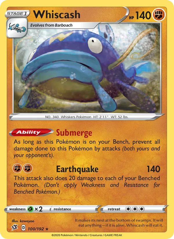 Whiscash, Rebel Clash 100/192