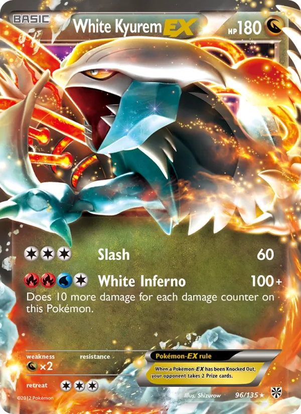 White Kyurem-EX, Plasma Storm 096/135