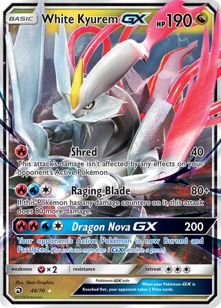 White Kyurem GX, Dragon Majesty 048/070