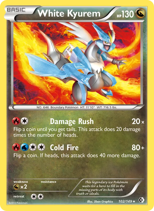 White Kyurem, Boundaries Crossed 102/149