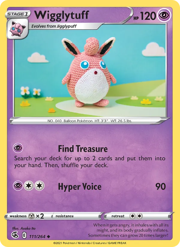 Wigglytuff, Fusion Strike 111/264