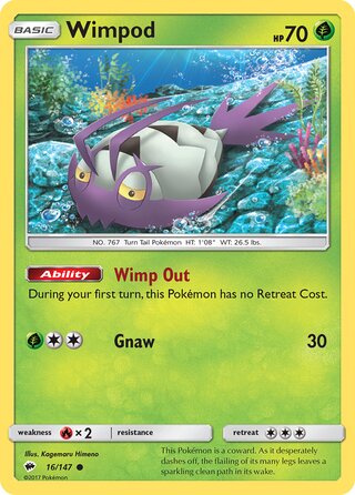 Wimpod, WC Deck 2017 (Samurai Sniper) 016/147