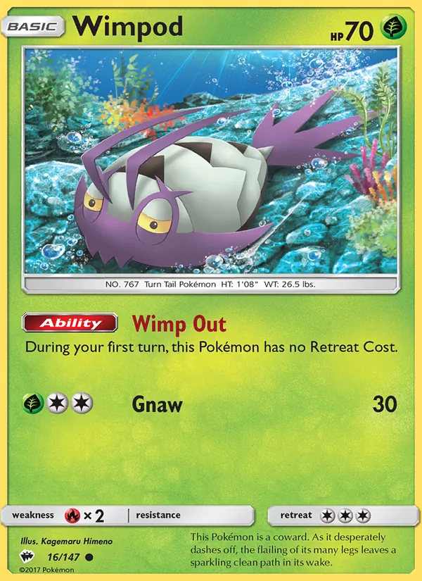 Wimpod, Burning Shadows 016/147