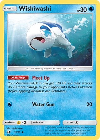 Wishiwashi, Dragon Majesty 031/070
