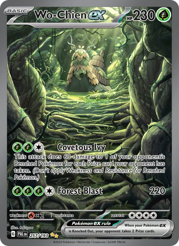 Wo-Chien EX, Paldea Evolved 257/193
