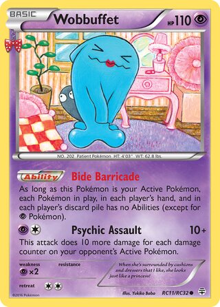 Wobbuffet, WC Deck 2018 (Garbanette) RC11/RC32