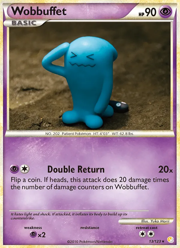 Wobbuffet, HeartGold & SoulSilver 013/123
