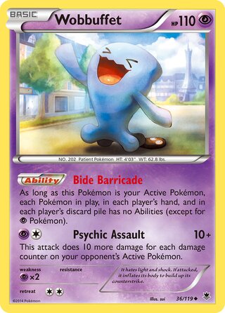 Wobbuffet, WC Deck 2015 (Primal Groudon) 036/119